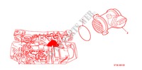 AIR FLOW SENSOR (DIESEL) for Honda CIVIC 2.0ITD        75PS 5 Doors 5 speed manual 1999