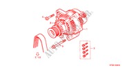 ALTERNATOR (DIESEL) for Honda CIVIC 2.0ITD        75PS 5 Doors 5 speed manual 2000