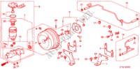 BRAKE MASTER CYLINDER/ MASTER POWER (DIESEL) for Honda CIVIC 2.0ITD        90PS 5 Doors 5 speed manual 2000