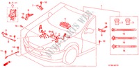 ENGINE WIRE HARNESS (SOHC)(RH) for Honda CIVIC 1.5I 5 Doors 5 speed manual 1999