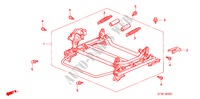 FRONT SEAT COMPONENTS (R.) (HEIGHT ADJUSTER) for Honda CIVIC 1.4I 5 Doors 5 speed manual 1999