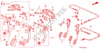 PEDAL (RH) for Honda CIVIC 2.0ITD 5 Doors 5 speed manual 2000