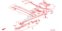 ROOF SLIDE COMPONENTS for Honda CIVIC LS 5 Doors 5 speed manual 1999