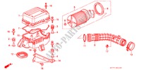 AIR CLEANER for Honda INTEGRA TYPE R 3 Doors 5 speed manual 2000