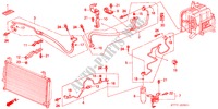 AIR CONDITIONER (HOSES/PIPES) (RH) for Honda INTEGRA TYPE R 3 Doors 5 speed manual 1998