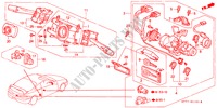 COMBINATION SWITCH (RH) for Honda INTEGRA TYPE R 3 Doors 5 speed manual 2000