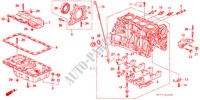 CYLINDER BLOCK/OIL PAN for Honda INTEGRA TYPE R 3 Doors 5 speed manual 2000