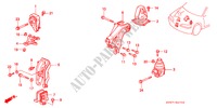ENGINE MOUNTS (MT) for Honda ACCORD AERODECK 2.0IES 5 Doors 5 speed manual 1994