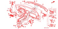 INSTRUMENT PANEL (LH) for Honda NSX NSX 2 Doors 5 speed manual 1996