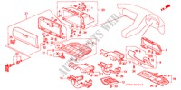 INSTRUMENT PANEL GARNISH (RH) for Honda NSX NSX-T 2 Doors 4 speed automatic 2002
