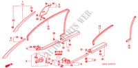 PILLAR GARNISH/ OPENING TRIM (LH) for Honda NSX NSX 2 Doors 6 speed manual 2004