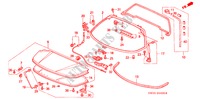 REAR HATCH/ENGINE MAINTENANCE LID (NSX) for Honda NSX NSX 2 Doors 6 speed manual 2004