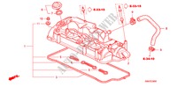 CYLINDER HEAD COVER (DIESEL) for Honda CR-V DIESEL 2.2 ELEGANCE/SPORT 5 Doors 6 speed manual 2008