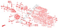 ENGINE MOUNTING BRACKET (2.4L) for Honda CR-V RVSI 5 Doors 5 speed automatic 2008
