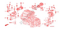 ENGINE MOUNTS (2.4L) (AT) for Honda CR-V RVSI 5 Doors 5 speed automatic 2008
