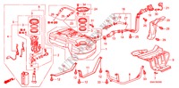 FUEL TANK (2.0L) (2.4L) for Honda CR-V RVSI 5 Doors 6 speed manual 2008