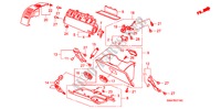INSTRUMENT PANEL GARNISH (PASSENGER SIDE)(RH) for Honda CR-V DIESEL 2.2 ES 5 Doors 6 speed manual 2007