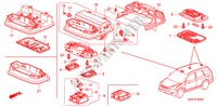 INTERIOR LIGHT for Honda CR-V DIESEL 2.2 ELEGANCE/SPORT 5 Doors 6 speed manual 2008