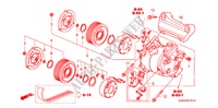 AIR CONDITIONER(2.4L)(COM PRESSOR) for Honda CR-V RV-I 5 Doors 5 speed automatic 2009