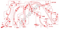 AIR CONDITIONER(HOSES/PIP ES)(LH)(2.0L)(2.4L) for Honda CR-V ELEGANCE/LIFESTYLE 5 Doors 6 speed manual 2010