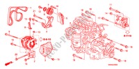 ALTERNATOR BRACKET(2.0L) for Honda CR-V ELEGANCE/LIFESTYLE 5 Doors 6 speed manual 2010