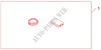 BASS SYSTEM for Honda CR-V COMFORT 5 Doors 6 speed manual 2010