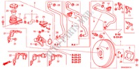 BRAKE MASTER CYLINDER/MAS TER POWER(RH) for Honda CR-V DIESEL 2.2 EX 5 Doors 6 speed manual 2009