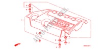 ENGINE COVER(DIESEL)('10) for Honda CR-V DIESEL 2.2 COMFORT 5 Doors 5 speed automatic 2010