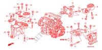 ENGINE MOUNTS(DIESEL)(AT) for Honda CR-V DIESEL 2.2 COMFORT 5 Doors 5 speed automatic 2010