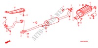 EXHAUST PIPE/SILENCER(2.0 L) for Honda CR-V ELEGANCE/LIFESTYLE 5 Doors 6 speed manual 2010