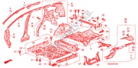 FLOOR/INNER PANELS for Honda CR-V ELEGANCE/LIFESTYLE 5 Doors 6 speed manual 2010