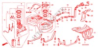 FUEL TANK(2.0L)(2.4L) for Honda CR-V ELEGANCE/LIFESTYLE 5 Doors 6 speed manual 2010