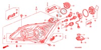 HEADLIGHT for Honda CR-V EXECUTIVE 5 Doors 5 speed automatic 2010