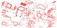 INSTRUMENT PANEL GARNISH( DRIVER SIDE)(RH) for Honda CR-V EX 5 Doors 5 speed automatic 2010