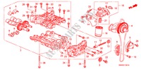 OIL PUMP(2.4L) for Honda CR-V RV-I 5 Doors 6 speed manual 2009