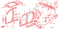 OUTER PANELS/ROOF PANEL for Honda CR-V ELEGANCE/LIFESTYLE 5 Doors 6 speed manual 2010