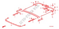 ROOF SLIDE COMPONENTS for Honda CR-V RVSI 5 Doors 5 speed automatic 2010