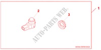 SENS & ADAPTOR NORMAL for Honda CR-V ELEGANCE 5 Doors 5 speed automatic 2010