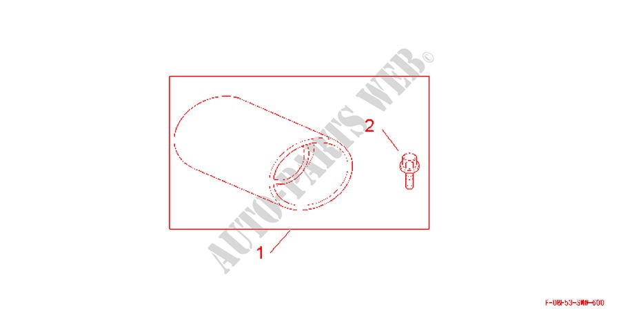FINISHER EXH.PIPE for Honda CR-V ELEGANCE/SPORT 5 Doors 6 speed manual 2009