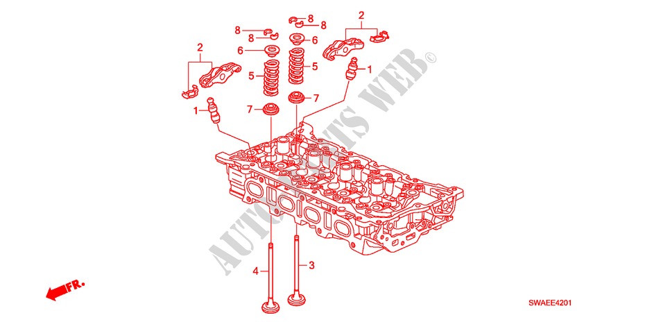 VALVE/ROCKER ARM(DIESEL)( '10) for Honda CR-V DIESEL 2.2 EX 5 Doors 6 speed manual 2010