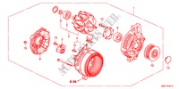 ALTERNATOR(DENSO)(DIESEL) for Honda CR-V DIESEL 2.2 EXECUTIVE 5 Doors 6 speed manual 2011