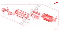 AUTO AIR CONDITIONER CONT ROL(RH) for Honda CR-V EX 5 Doors 6 speed manual 2011