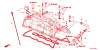 CYLINDER HEAD COVER(DIESE L) for Honda CR-V DIESEL 2.2 SE RUNOUT 5 Doors 6 speed manual 2011