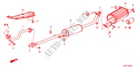 EXHAUST PIPE/SILENCER(2.0 L) for Honda CR-V S 5 Doors 6 speed manual 2011