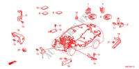HARNESS BAND/BRACKET(RH)( 2) for Honda CR-V 2.4 ELEGANCE 5 Doors 5 speed automatic 2011