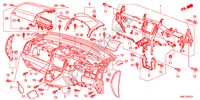INSTRUMENT PANEL(RH) for Honda CR-V DIESEL 2.2 SE RUNOUT 5 Doors 6 speed manual 2011