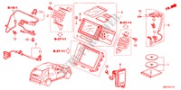 NAVIGATION SYSTEM(RH) for Honda CR-V DIESEL 2.2 EX ADVANCED 5 Doors 6 speed manual 2011