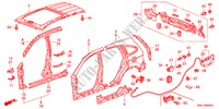 OUTER PANELS/ROOF PANEL for Honda CR-V ELEGANCE 5 Doors 6 speed manual 2011