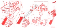 PEDAL(RH) for Honda CR-V ES 5 Doors 6 speed manual 2011