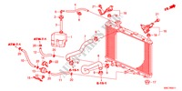 RADIATOR HOSE/RESERVE TAN K(2.4L) for Honda CR-V RV-I 5 Doors 6 speed manual 2011